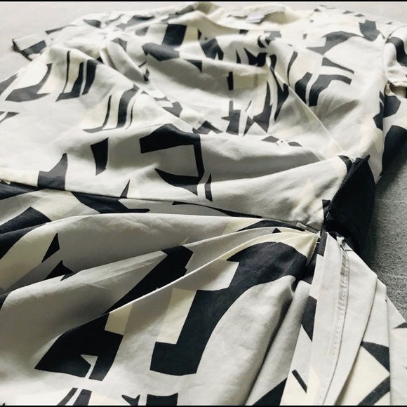 DIANE VON FURSTENBERG ALBA TWO MINI GRAY DRESS - Picture 6 of 8